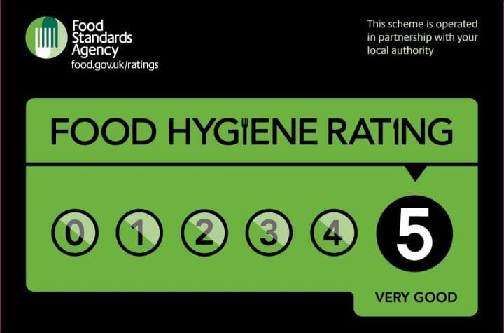 5 star food hygiene rating